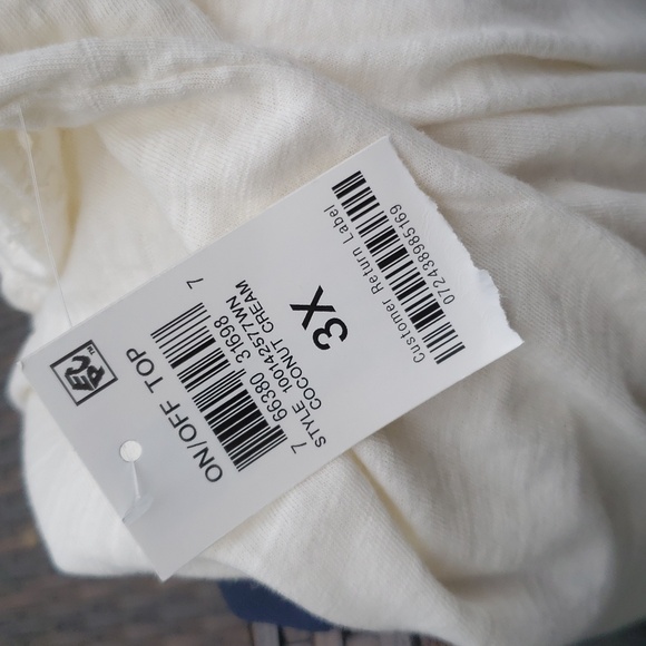 STYLE & CO 3X TOP - Picture 4 of 4